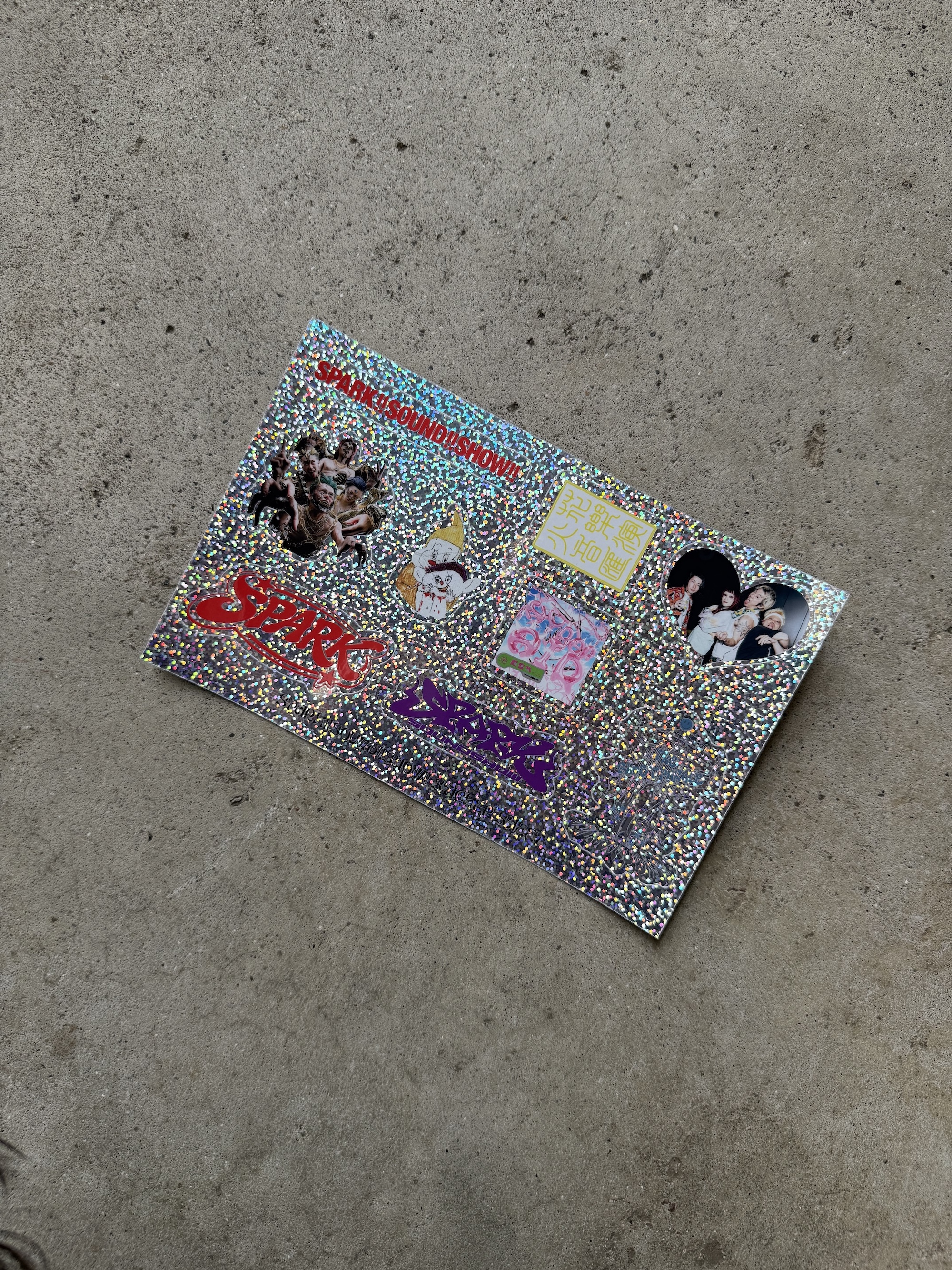GLITTER STICKER SHEET